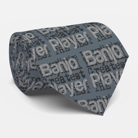 Banjo Player Extraordinaire Neck Tie Krawatte (Gerollt)