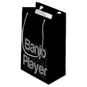 Banjo Player Extraordinator Kleine Geschenktüte (Rückseite Schrägansicht)