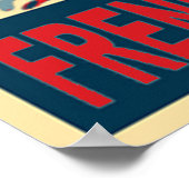 Banjo Player im französischen Viertel Poster (Ecke)