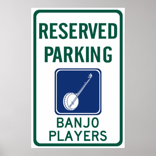Banjo Players Parken Poster (Vorne)