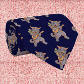 Banjo Playing Cat Krawatte