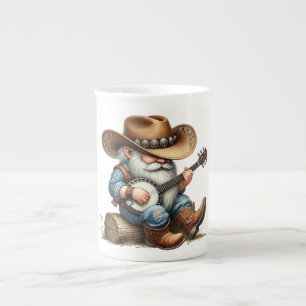 Banjo Playing Cowboy Gnome Tasse