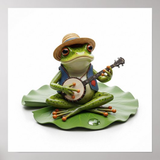 Banjo-Playing Frog Poster (Vorne)