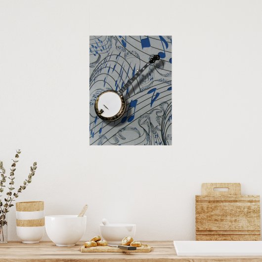 BANJO-POSTER POSTER (Küche)