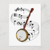 Banjo Postkarte (Vorderseite)