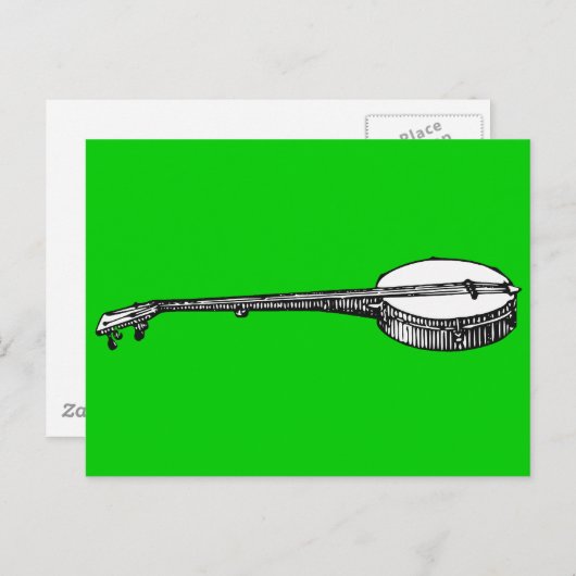 Banjo Postkarte (Vorne/Hinten)