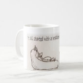 Banjo-Psychiater Kaffeetasse (Vorderseite Links)