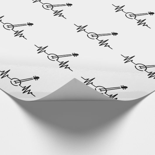 Banjo-Puls Geschenkpapier (Ecke)