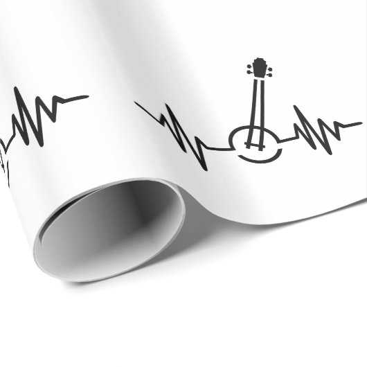 Banjo-Puls Geschenkpapier (Rolleneckpunkt)