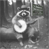 Banjo Raccoon Aufkleber (Vorderseite)