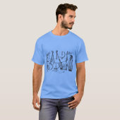 banjo spelled with banjos illustration art T-Shirt (Vorne ganz)