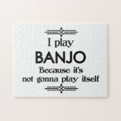 Banjo - Spielen Sie sich selbst Funny Deko Music Puzzle (Horizontal)