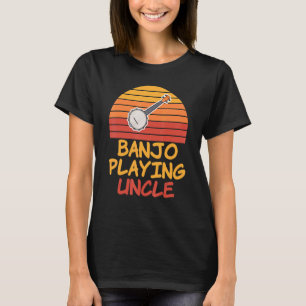 Banjo spielen uncle Vintag Retro für Banjosts Un T-Shirt