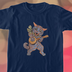 Banjo spielende Katze T-Shirt