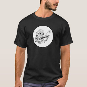 Banjo spielender Oktopus T-Shirt