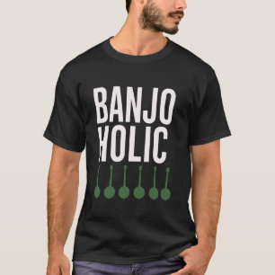 Banjo-Spieler Bluegrass-Crew zupft Leben Volksmusi T-Shirt