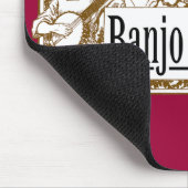 Banjo-Spieler-Mauspad Mousepad (Ecke)