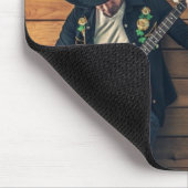 Banjo-Spieler-Mausunterlage Mousepad (Ecke)