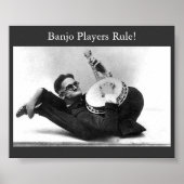 Banjo Spieler Regel! Poster (Vorne)
