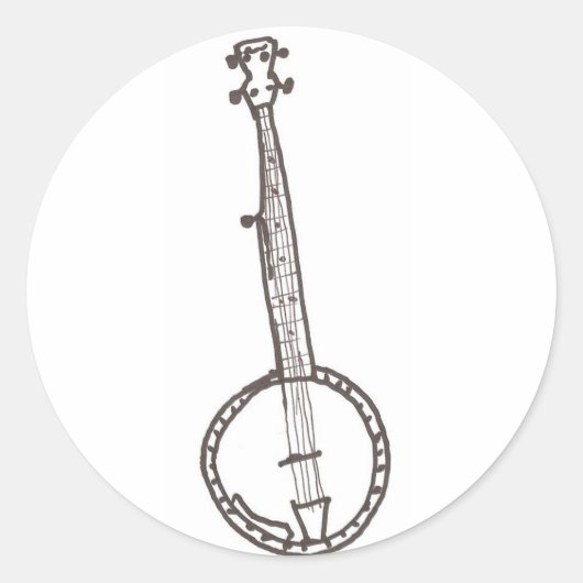 Banjo Sticker (Vorderseite)