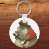 Banjo-Strummin-Gator-Schlüsselanhänger Schlüsselanhänger (Vorderseite)