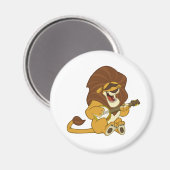 Banjo-Strummin’ Lion Magnet (Vorderseite/Rückseite)