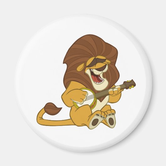 Banjo-Strummin’ Lion Magnet (Vorne)