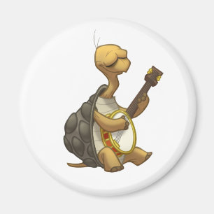 Banjo-Strummin' Schildkröten-Magnet Magnet