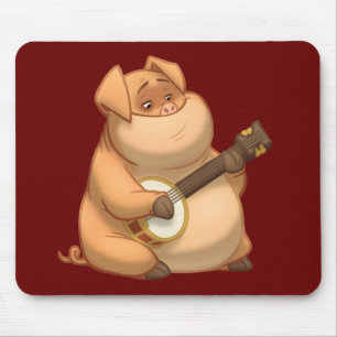 Banjo-Strummin' Schwein Mousepad