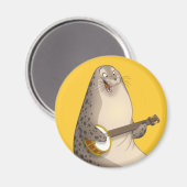 Banjo Strummin' Siegel Magnet (Vorderseite/Rückseite)