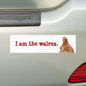 Banjo-Strummin' Walross-Autoaufkleber Autoaufkleber (Auf Auto)
