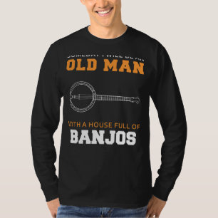 Banjo-Träume: Die lustige Melodie des zukünftigen T-Shirt