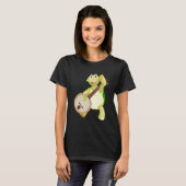 Banjo Turtle Turtle Playing Banjo T-Shirt (Vorne ganz)