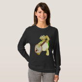 Banjo Turtle Turtle Playing Banjo T-Shirt (Vorne ganz)