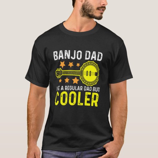 Banjo Vater Stringband Acoustic Instruments Gitarr T-Shirt (Vorderseite)