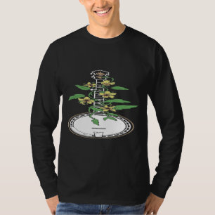 Banjo Vine Blume Vintag Artistische Akustik T-Shirt