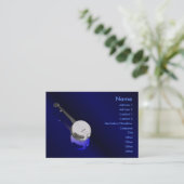 Banjo-Visitenkarte Visitenkarte (Stehend Vorderseite)