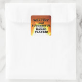 Banjo Wealthy & Successous Square Sticker (Tasche)