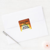 Banjo Wealthy & Successous Square Sticker (Umschlag)