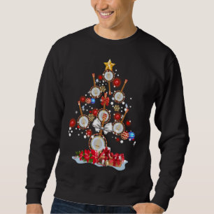 Banjo Weihnachtsbaum Merry Xmas Licht Geschenk Sweatshirt