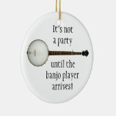 BANJO Weihnachtsverzierung Keramik Ornament (Rechts)