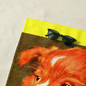 Banjo-Welpe Strandtuch (Beispiel)