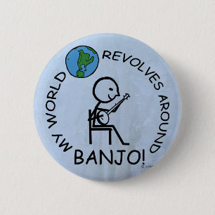 Banjo - Weltumdrehungen Button