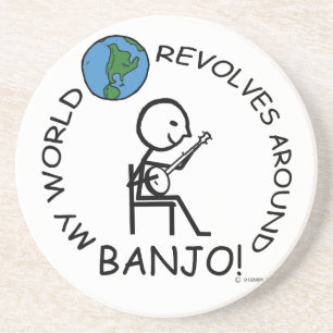 Banjo - Weltumdrehungen Getränkeuntersetzer