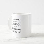 Banjo wichtigstes Instrument Kaffeetasse (Vorderseite Links)