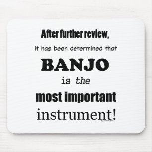 Banjo wichtigstes Instrument Mousepad