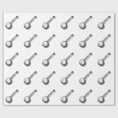 BANJO-WRAPPING PAPIER GESCHENKPAPIER (Flach)