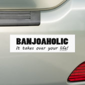 Banjoaholic Life Autoaufkleber (Auf Auto)