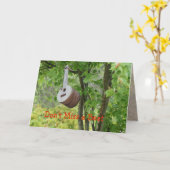 BanjoBirdhouse - fertigen Sie jede mögliche Karte (Gelbe Blume)