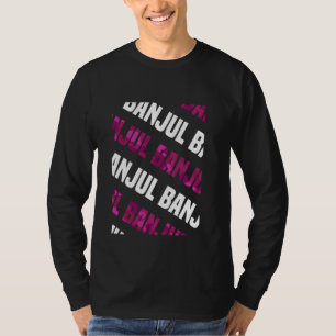 Banjul Camouflage Pattern Pink Camouflage T-Shirt